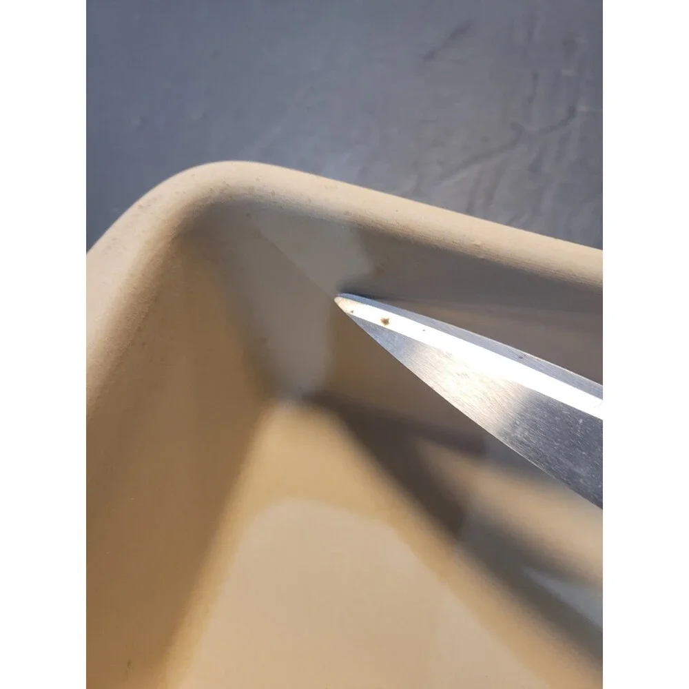 The Pampered Chef Family Heritage Stoneware Loaf Pan Bread Meatloaf 010602 USA